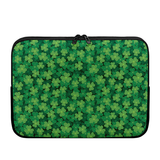 Irish Clover Saint Patrick's Day Print Laptop Sleeve
