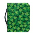 Irish Clover Saint Patrick's Day Print Leather Bible Cover