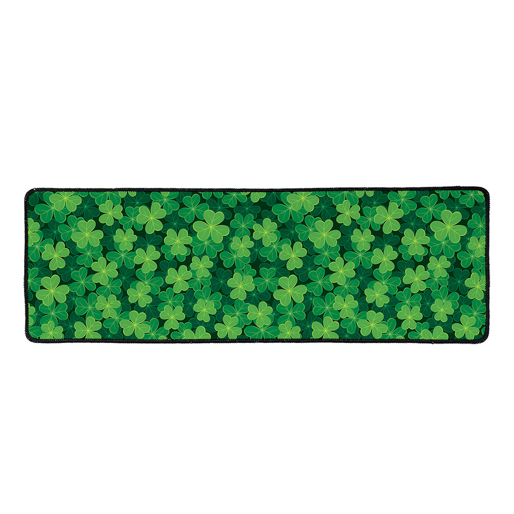 Irish Clover Saint Patrick's Day Print Long Kitchen Mat