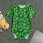 Irish Clover Saint Patrick's Day Print Men's Bodysuit