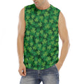 Irish Clover Saint Patrick's Day Print Men's Fitness Tank Top