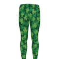 Irish Clover Saint Patrick's Day Print Men's Leggings