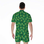 Irish Clover Saint Patrick's Day Print Men's Rompers