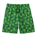 Irish Clover Saint Patrick's Day Print Men's Swim Trunks
