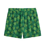 Irish Clover Saint Patrick's Day Print Mesh Shorts