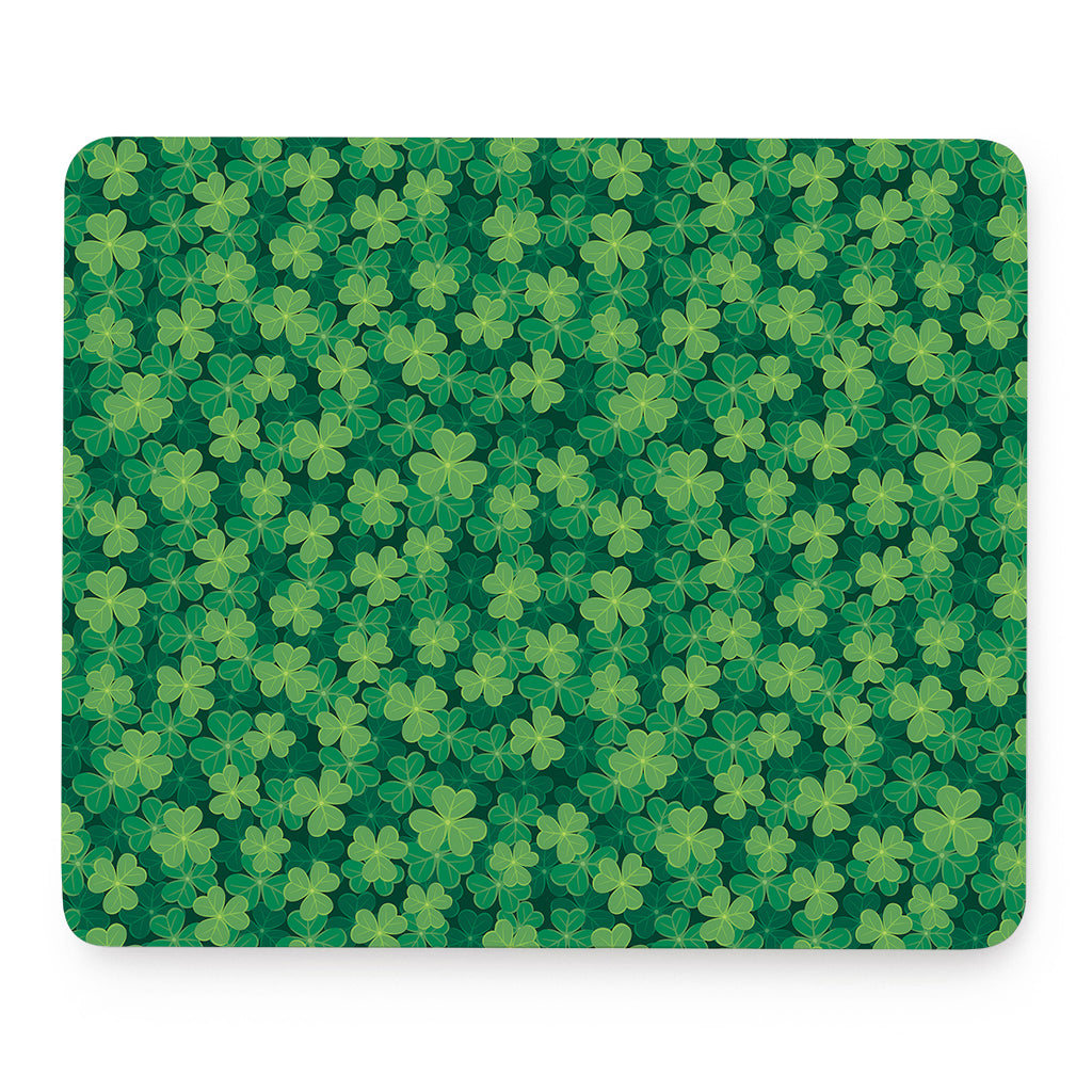 Irish Clover Saint Patrick's Day Print Mouse Pad