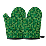 Irish Clover Saint Patrick's Day Print Oven Mitts