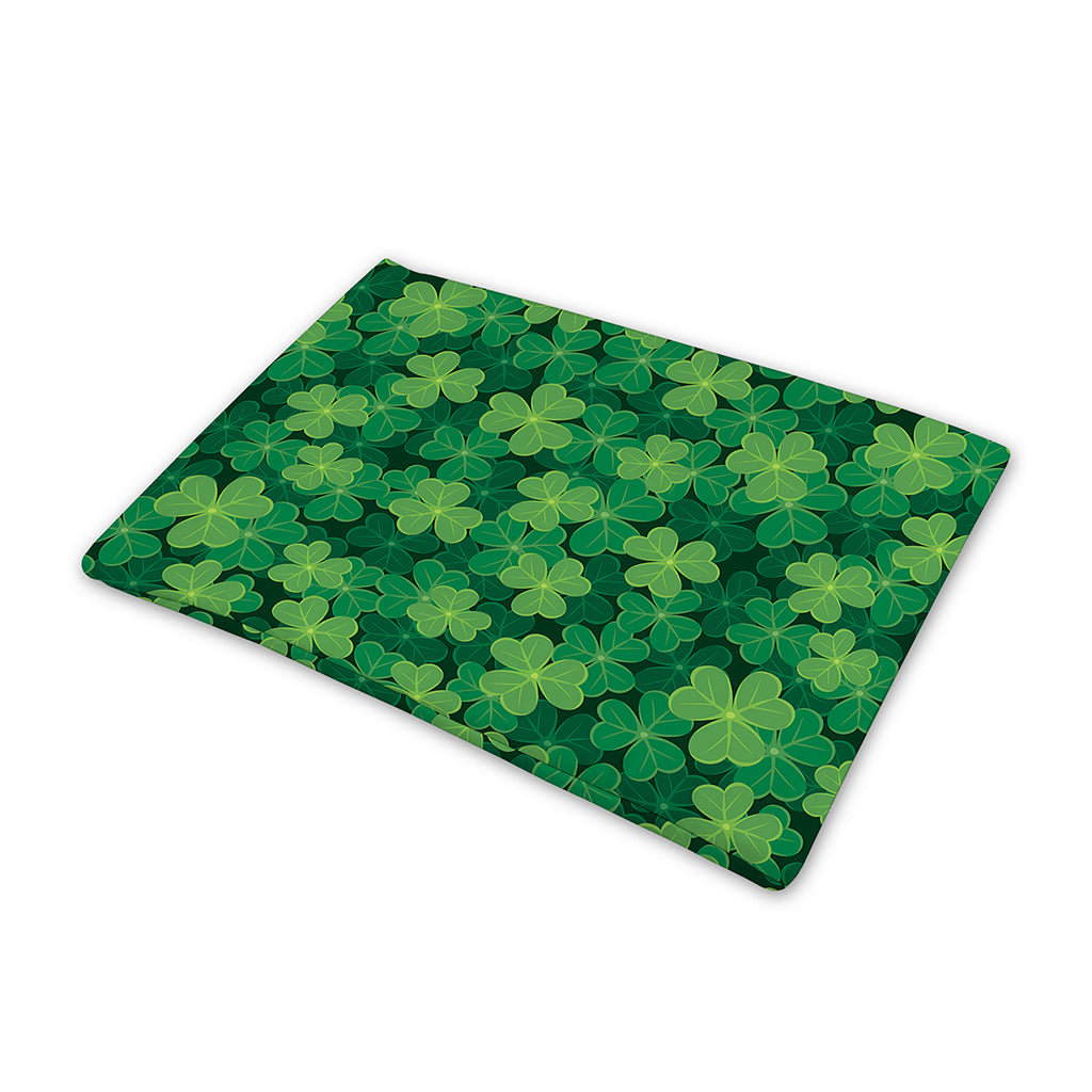 Irish Clover Saint Patrick's Day Print Pet Cooling Mat Cover