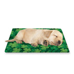 Irish Clover Saint Patrick's Day Print Pet Cooling Mat Cover