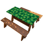 Irish Clover Saint Patrick's Day Print Picnic Table Cover
