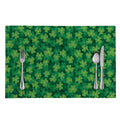 Irish Clover Saint Patrick's Day Print Placemat