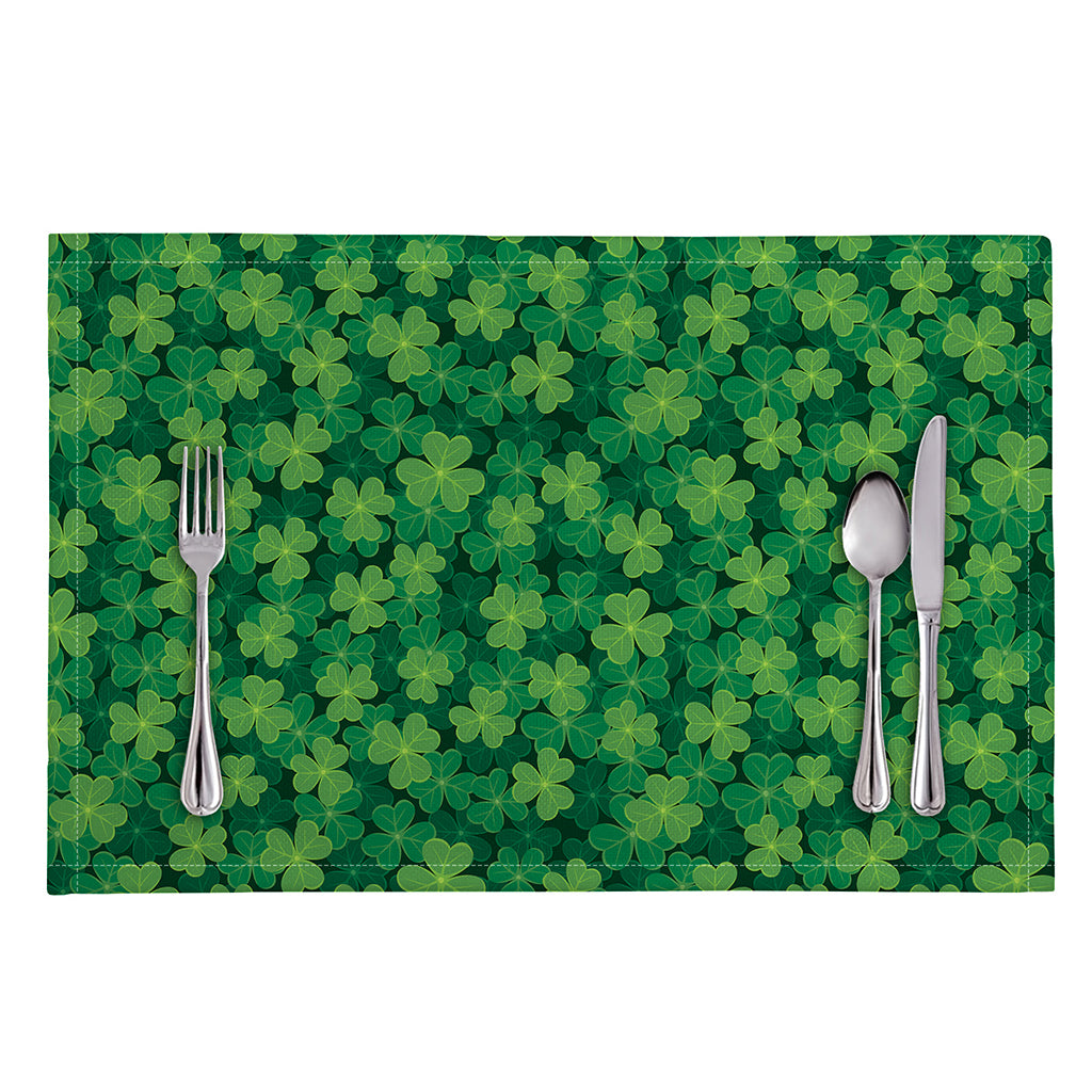 Irish Clover Saint Patrick's Day Print Placemat