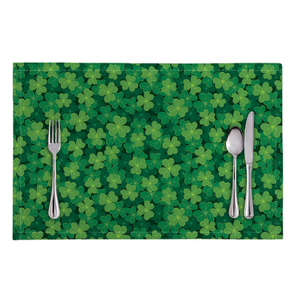Irish Clover Saint Patrick's Day Print Placemat
