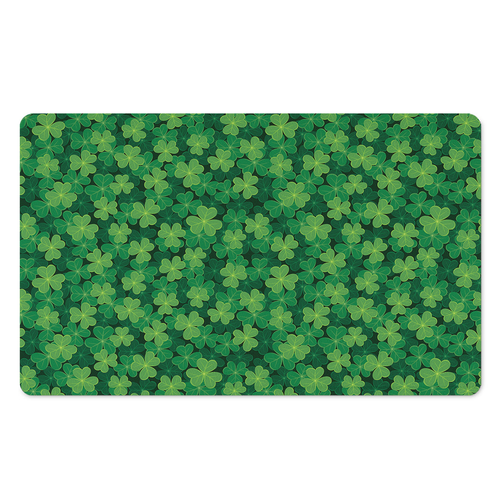 Irish Clover Saint Patrick's Day Print Polyester Doormat