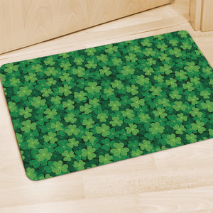 Irish Clover Saint Patrick's Day Print Polyester Doormat