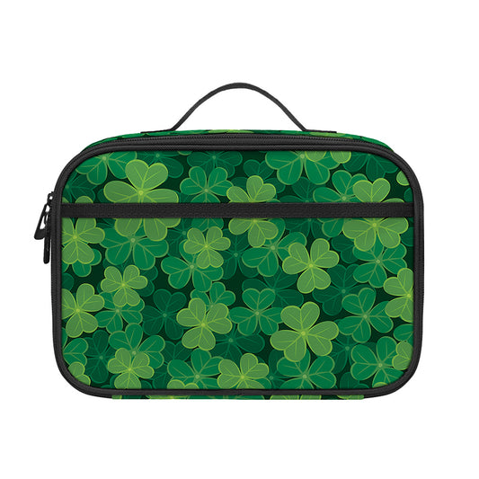 Irish Clover Saint Patrick's Day Print Portable Lunch Bag