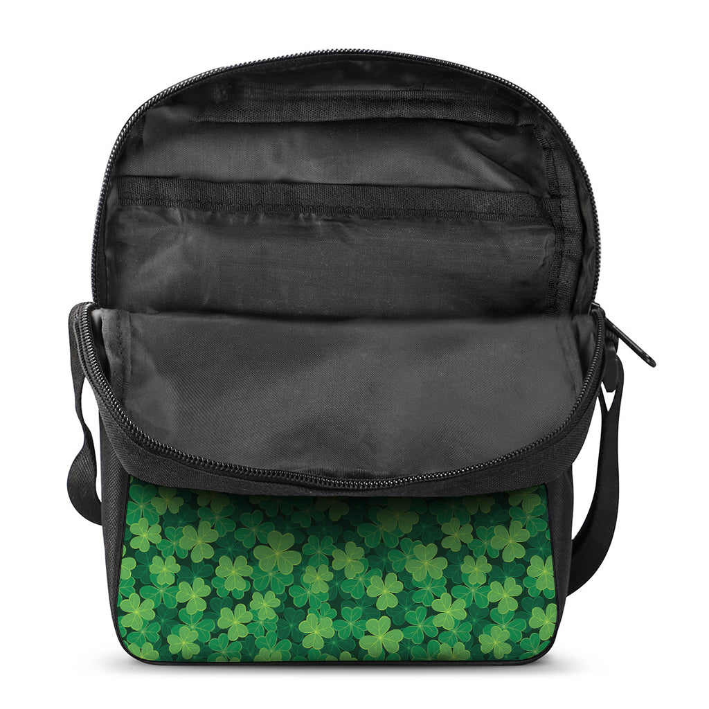 Irish Clover Saint Patrick's Day Print Rectangular Crossbody Bag