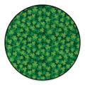 Irish Clover Saint Patrick's Day Print Round Floor Mat