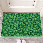 Irish Clover Saint Patrick's Day Print Rubber Doormat