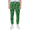 Irish Clover Saint Patrick's Day Print Joggers