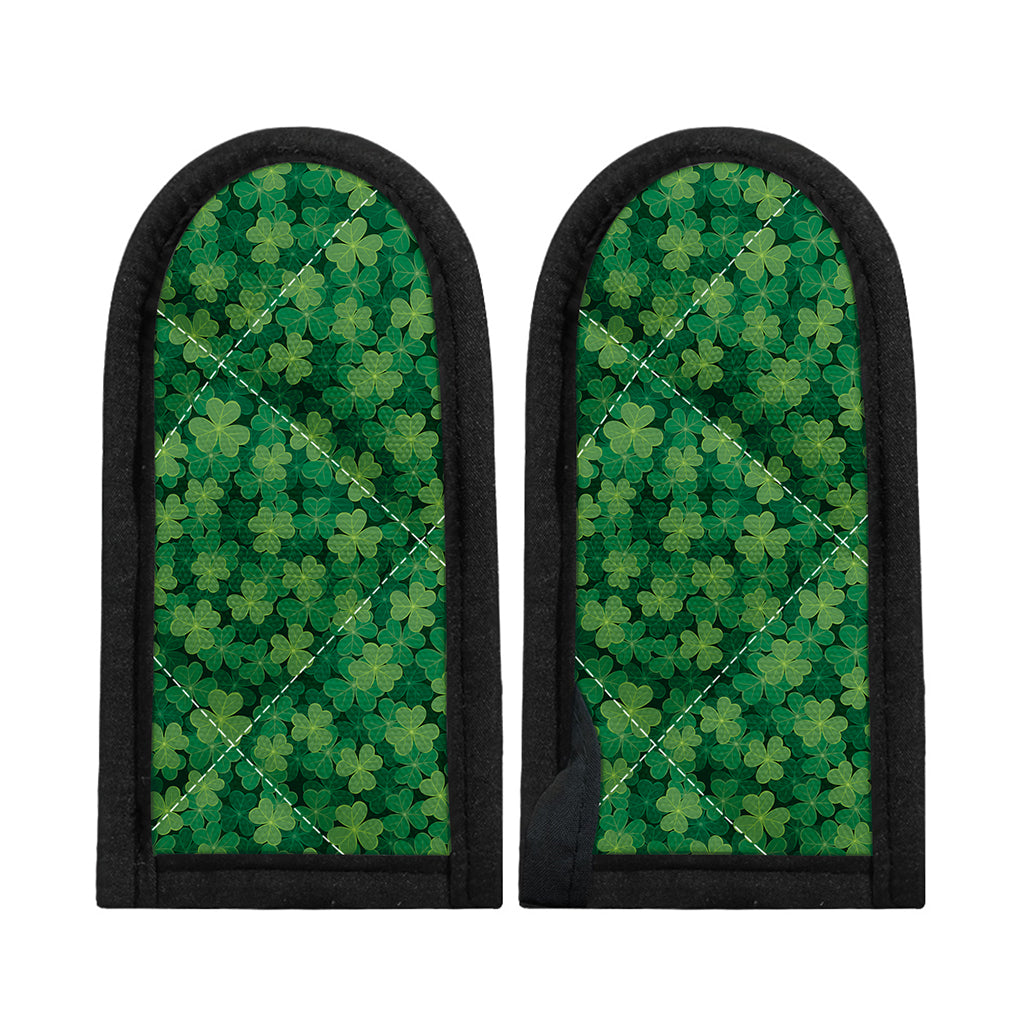 Irish Clover Saint Patrick's Day Print Skillet Handle Cover