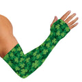 Irish Clover Saint Patrick's Day Print Sun Protection Arm Sleeves