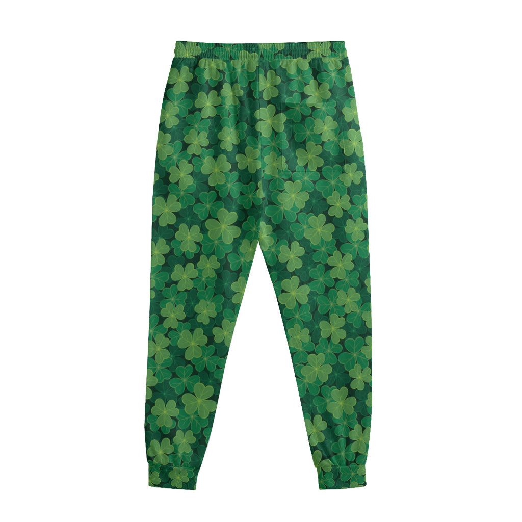 Irish Clover Saint Patrick's Day Print Sweatpants
