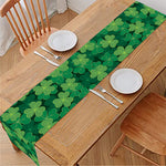Irish Clover Saint Patrick's Day Print Table Runner