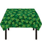 Irish Clover Saint Patrick's Day Print Tablecloth