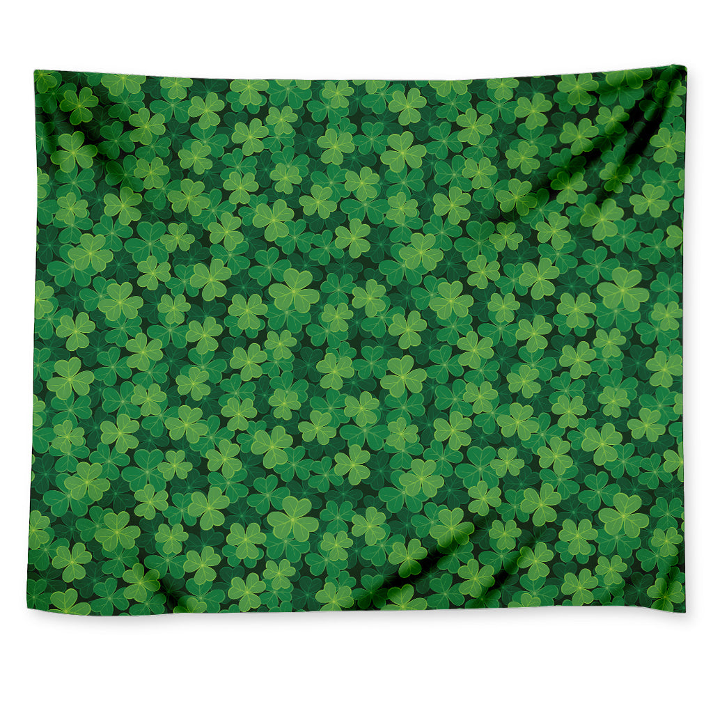 Irish Clover Saint Patrick's Day Print Tapestry