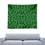 Irish Clover Saint Patrick's Day Print Tapestry