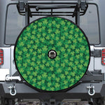 Irish Clover Saint Patrick's Day Print Tire Cover With Camera Hole