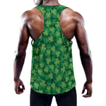 Irish Clover Saint Patrick's Day Print Training Tank Top