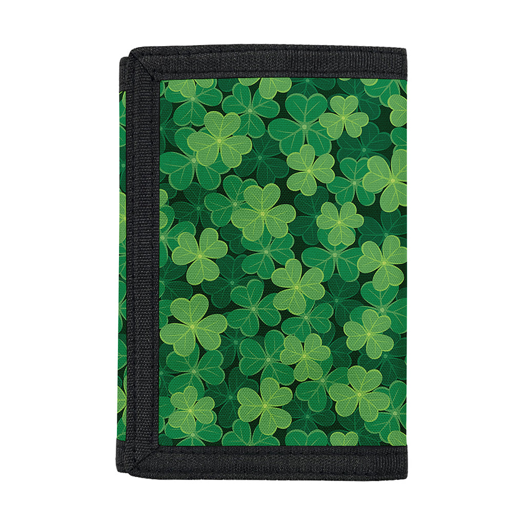 Irish Clover Saint Patrick's Day Print Trifold Wallet