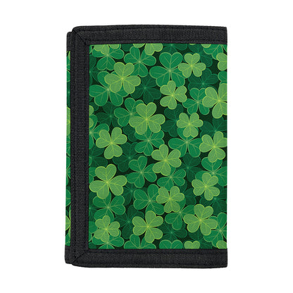 Irish Clover Saint Patrick's Day Print Trifold Wallet
