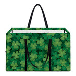 Irish Clover Saint Patrick's Day Print Utility Tote Bag