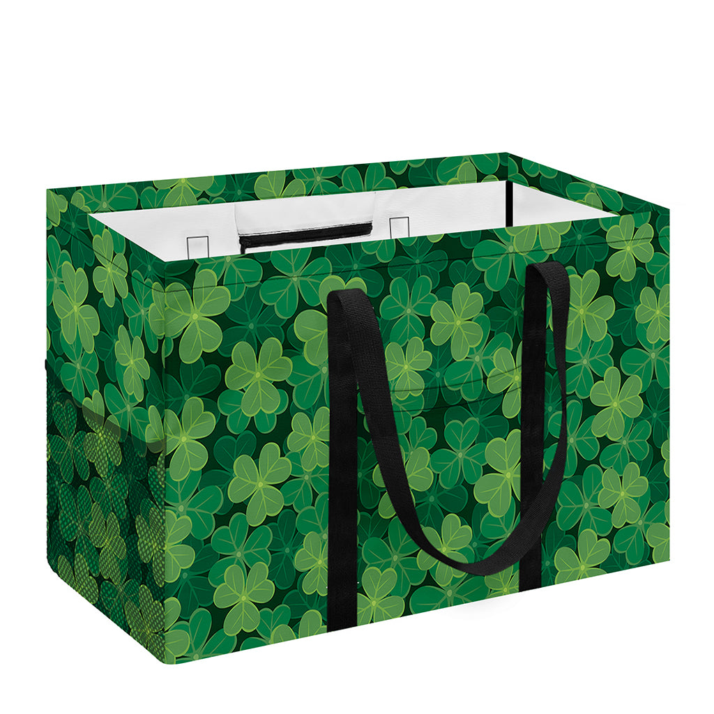 Irish Clover Saint Patrick's Day Print Utility Tote Bag