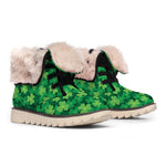 Irish Clover Saint Patrick's Day Print Winter Boots