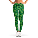 Irish Clover Saint Patrick's Day Print Women's Leggings