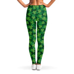 Irish Clover Saint Patrick's Day Print Women's Leggings