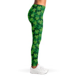 Irish Clover Saint Patrick's Day Print Women's Leggings