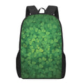 Irish Clover St. Patrick's Day Print 17 Inch Backpack