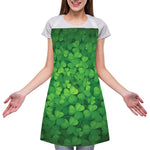 Irish Clover St. Patrick's Day Print Adjustable Apron