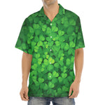 Irish Clover St. Patrick's Day Print Aloha Shirt