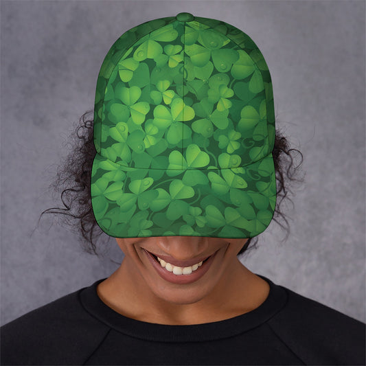 Irish Clover St. Patrick's Day Print Baseball Cap