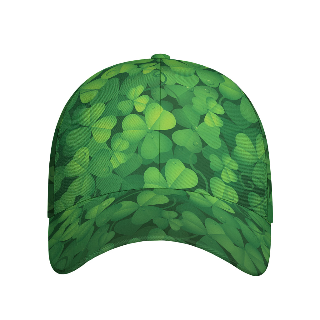 Irish Clover St. Patrick's Day Print Baseball Cap