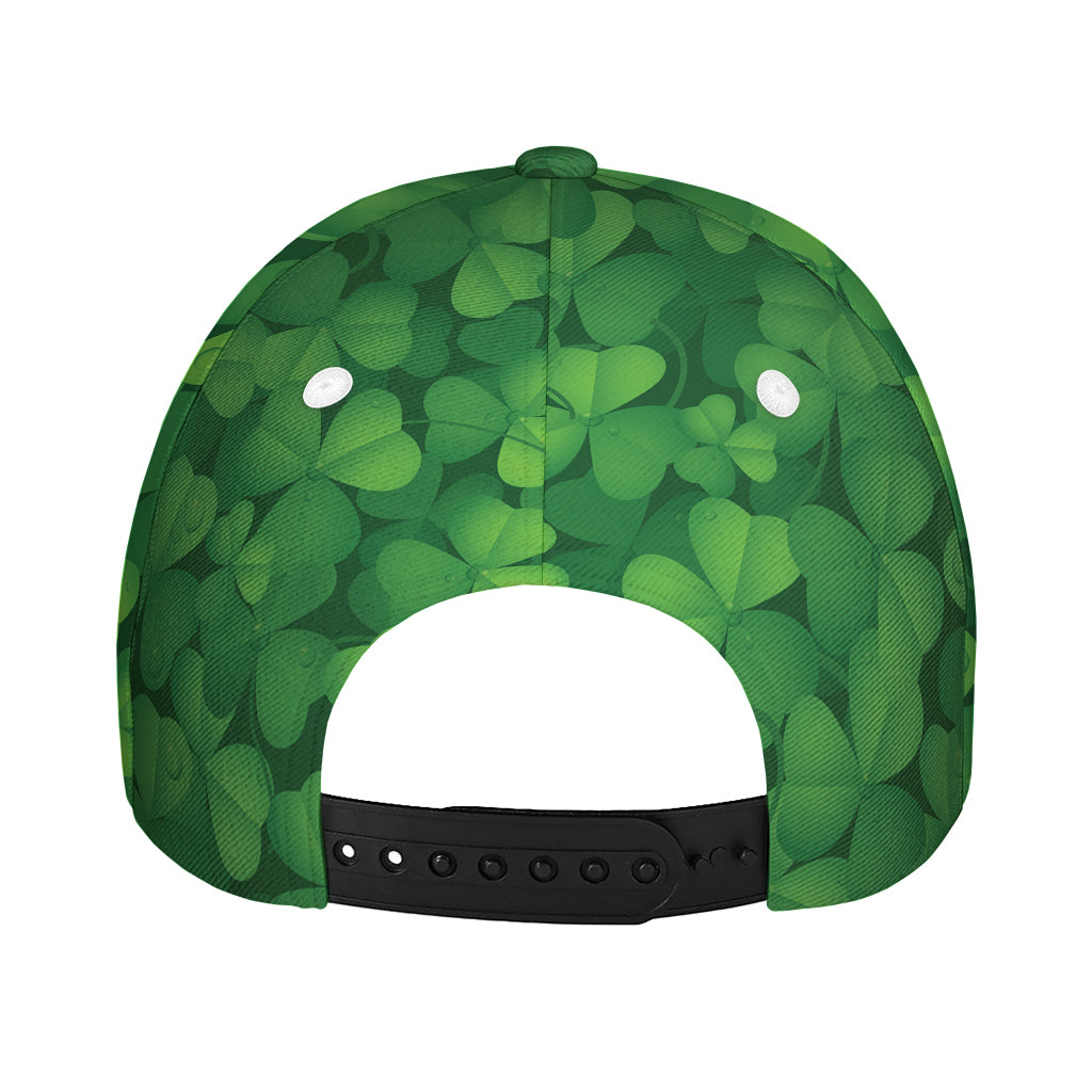 Irish Clover St. Patrick's Day Print Baseball Cap
