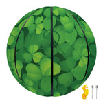 Irish Clover St. Patrick's Day Print Basketball