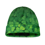 Irish Clover St. Patrick's Day Print Beanie