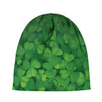 Irish Clover St. Patrick's Day Print Beanie